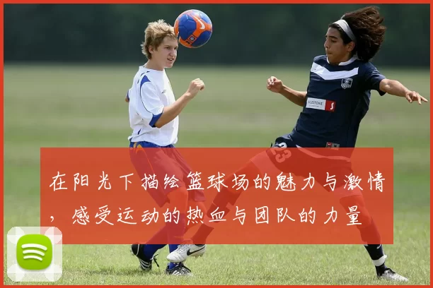 在阳光下描绘篮球场的魅力与激情，感受运动的热血与团队的力量